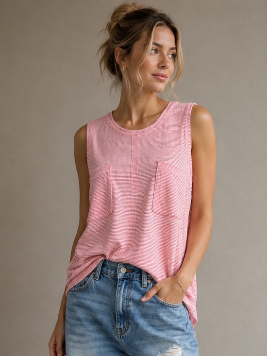 Pepito’s Positano Tops - Pepito’s Positano - Made in Italy 100% Linen Tank - Oversized